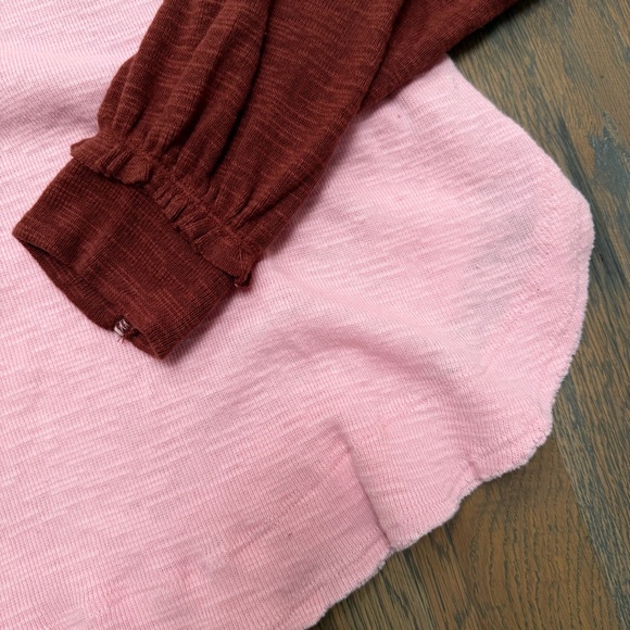 Pilcro Ruffled Raglan Thermal Top - Picture 4 of 7